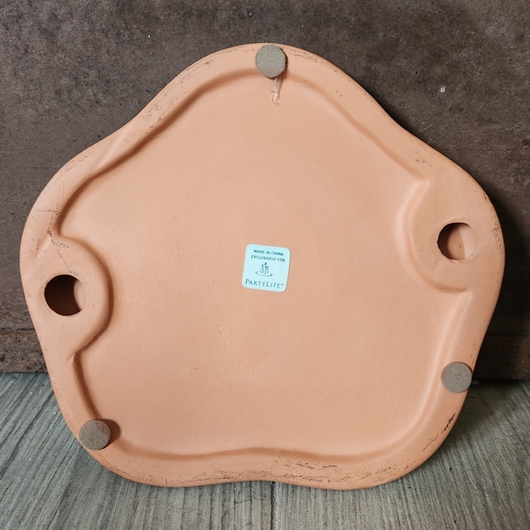 PartyLite Terracotta Frog Prince Princess Candle Holder - Picture 6 of 13